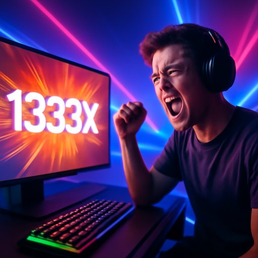1333BE স্ক্রিনে multiplier সংখ্যা বাড়ছে